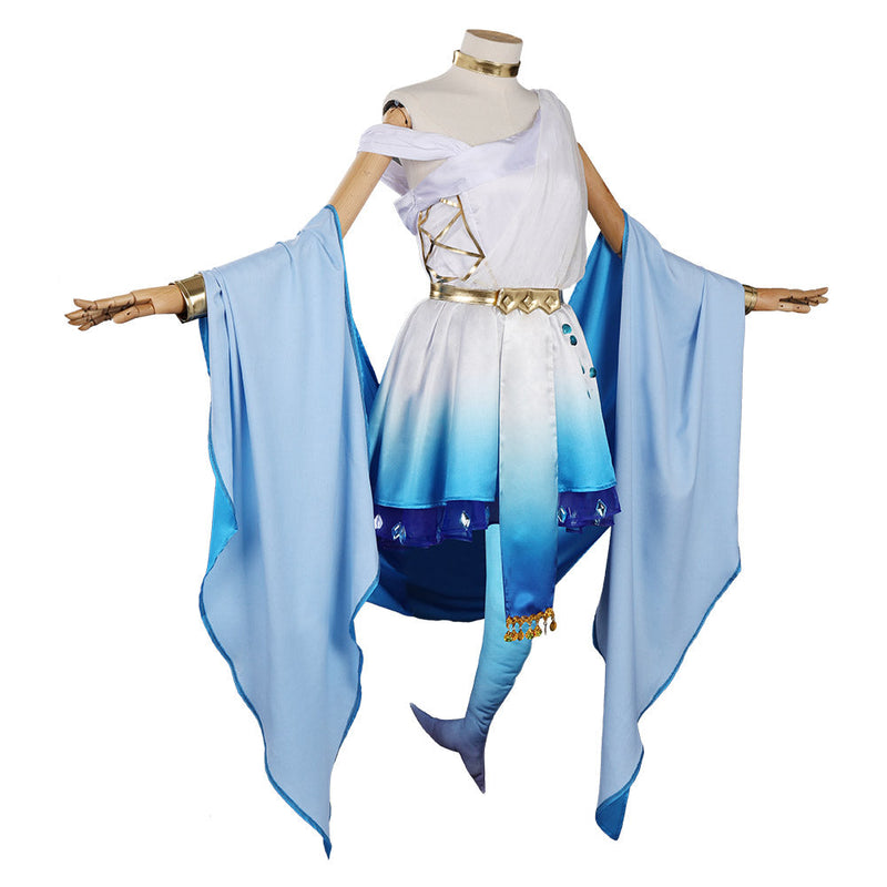 Hololive Vtuber Gawr Gura Cosplay Costume Outfits Halloween Carnival Suit