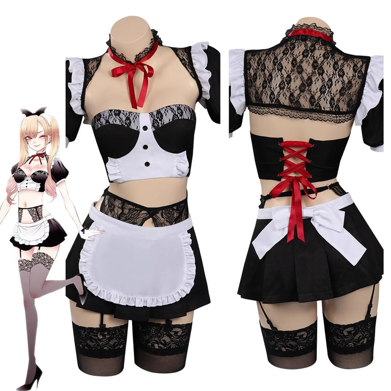 My Dress-Up Darling Kitagawa Marin Maid Dress Cosplay Costume Outfits