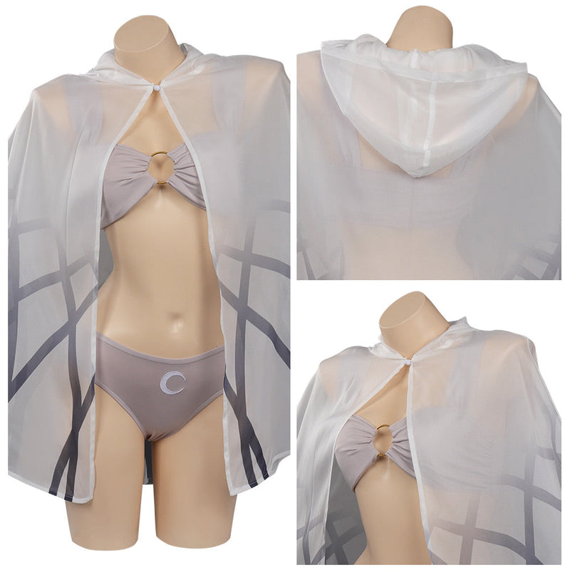 Moon Knight Marc Spector Original Design Three-Piece Swimsuit Cosplay Costume