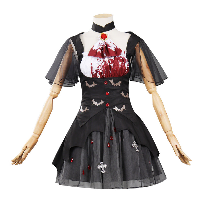 Chainsaw Man Power Cosplay Costume Vampire Maid Dress Cloak Outfits Halloween Carnival Suit