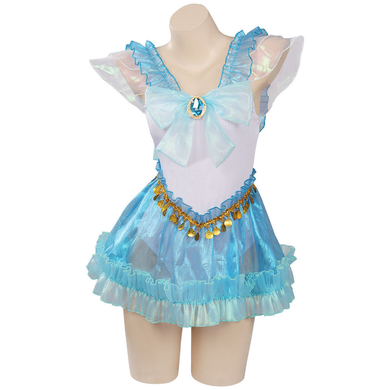 Sailor Moon：Sailor Mercury Mizuno Ami Original Design Cosplay Costume Swimsuit Outfits