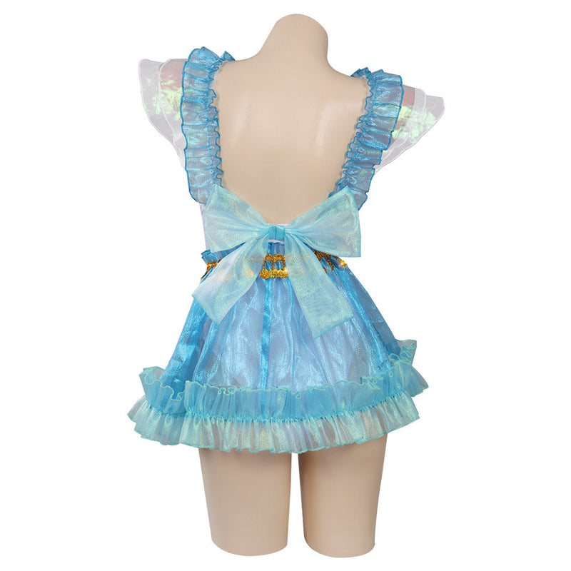 Sailor Moon：Sailor Mercury Mizuno Ami Original Design Cosplay Costume Swimsuit Outfits