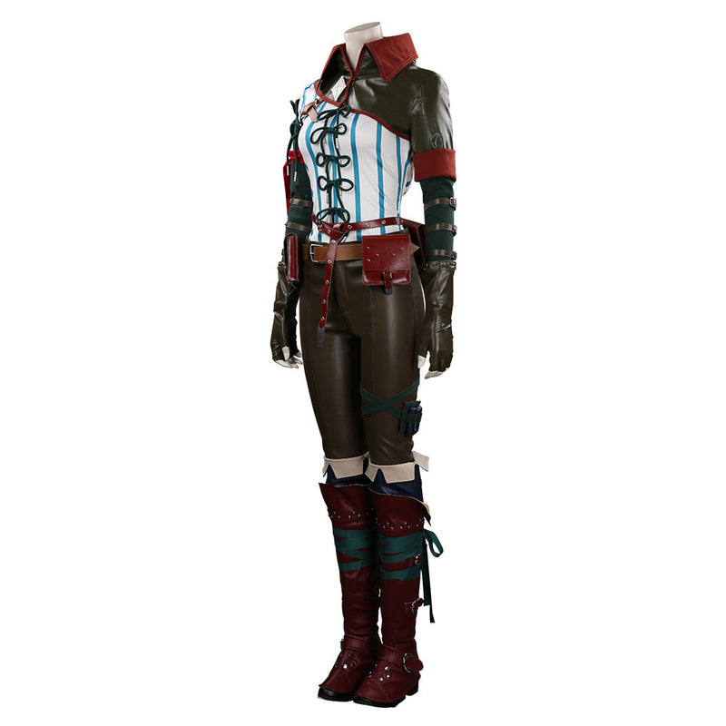 The Witcher Triss Merigold Outfits Halloween Carnival Suit Cosplay Costume