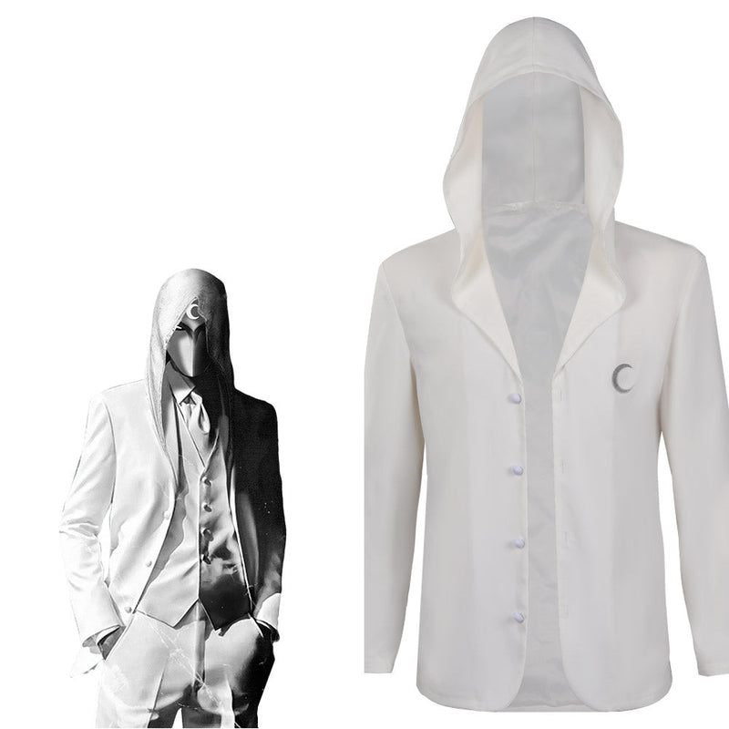 Moon Knight -  Marc Spector Cosplay Costumes Hooded Hacket Coat