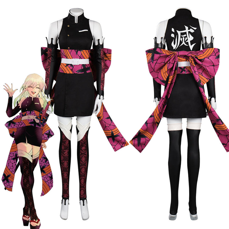 Demon Slayer Kimetsu no Yaiba Daki Cosplay Costume Kimono Outfits