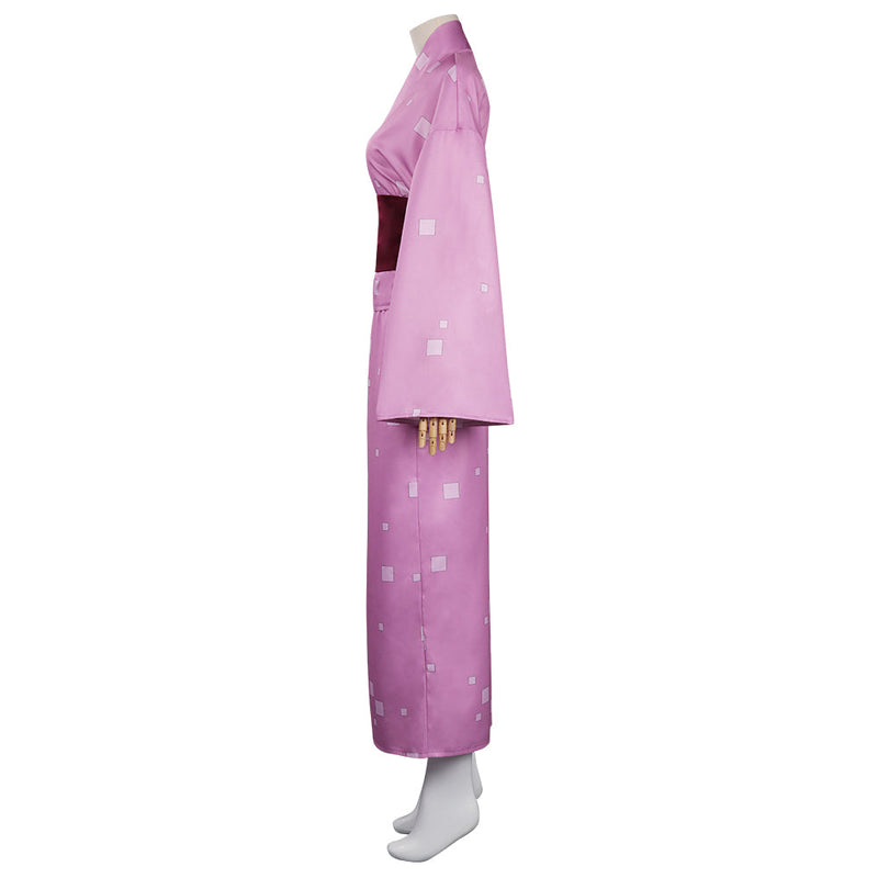 Demon Slayer Daki Cosplay Costume Kimono Outfits Halloween Carnival Suit