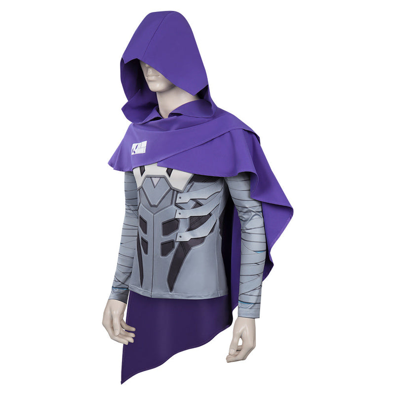 Valorant Omen Cosplay Costumes Cloak Knitted Shirt Outfits