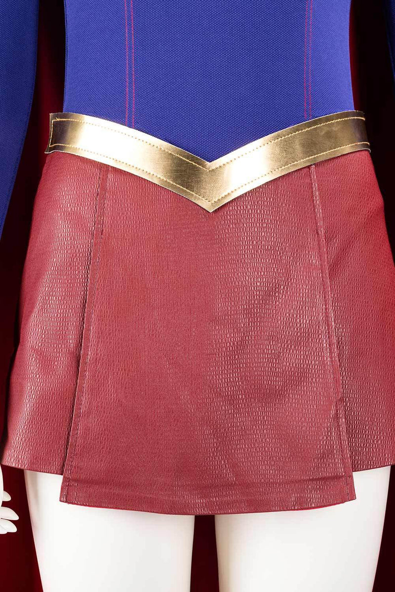 Supergirl Superwoman Kara Danvers Outfit Cosplay Costume Adult