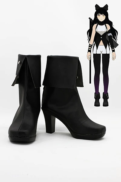 RWBY Black Trailer Blake Belladonna Cosplay Boots Shoes