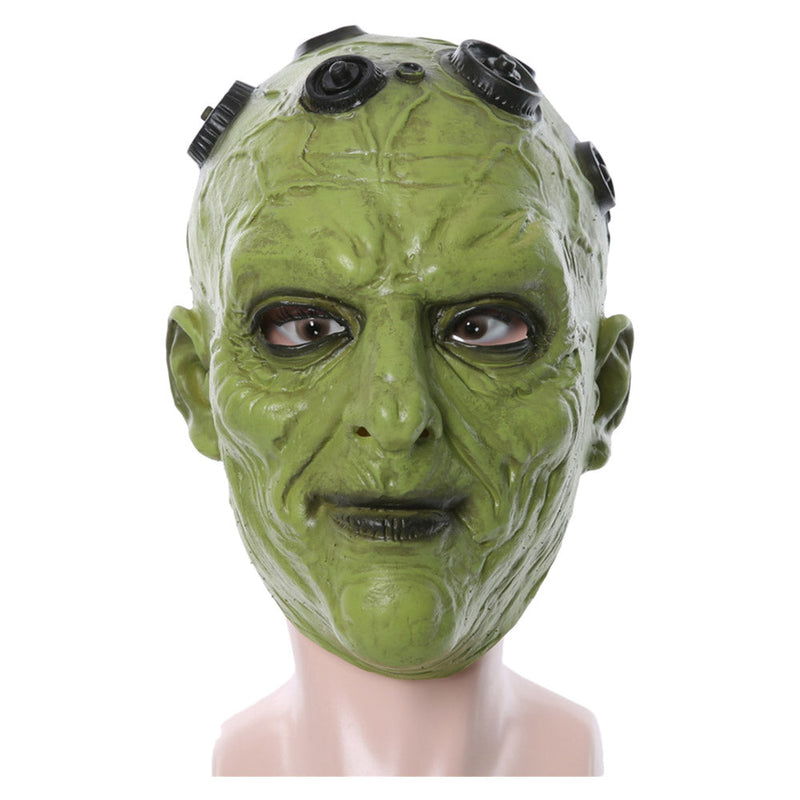 Krypton Brainiac Latex Helmet for Halloween Party Cosplay Props