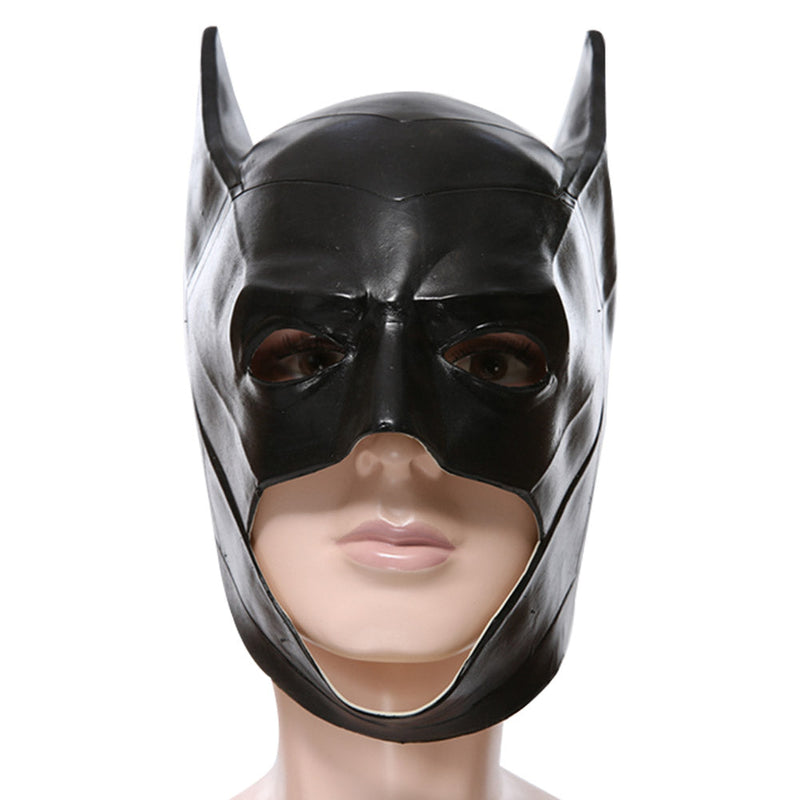 Batwoman Kate Kane Black Latex Helmet Cosplay Accessories