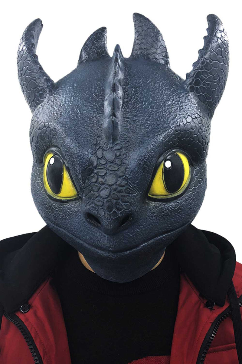 Dragon Toothless Mask 2019 Movie How To Train Your Dragon 3 The Hidden World Latex Props