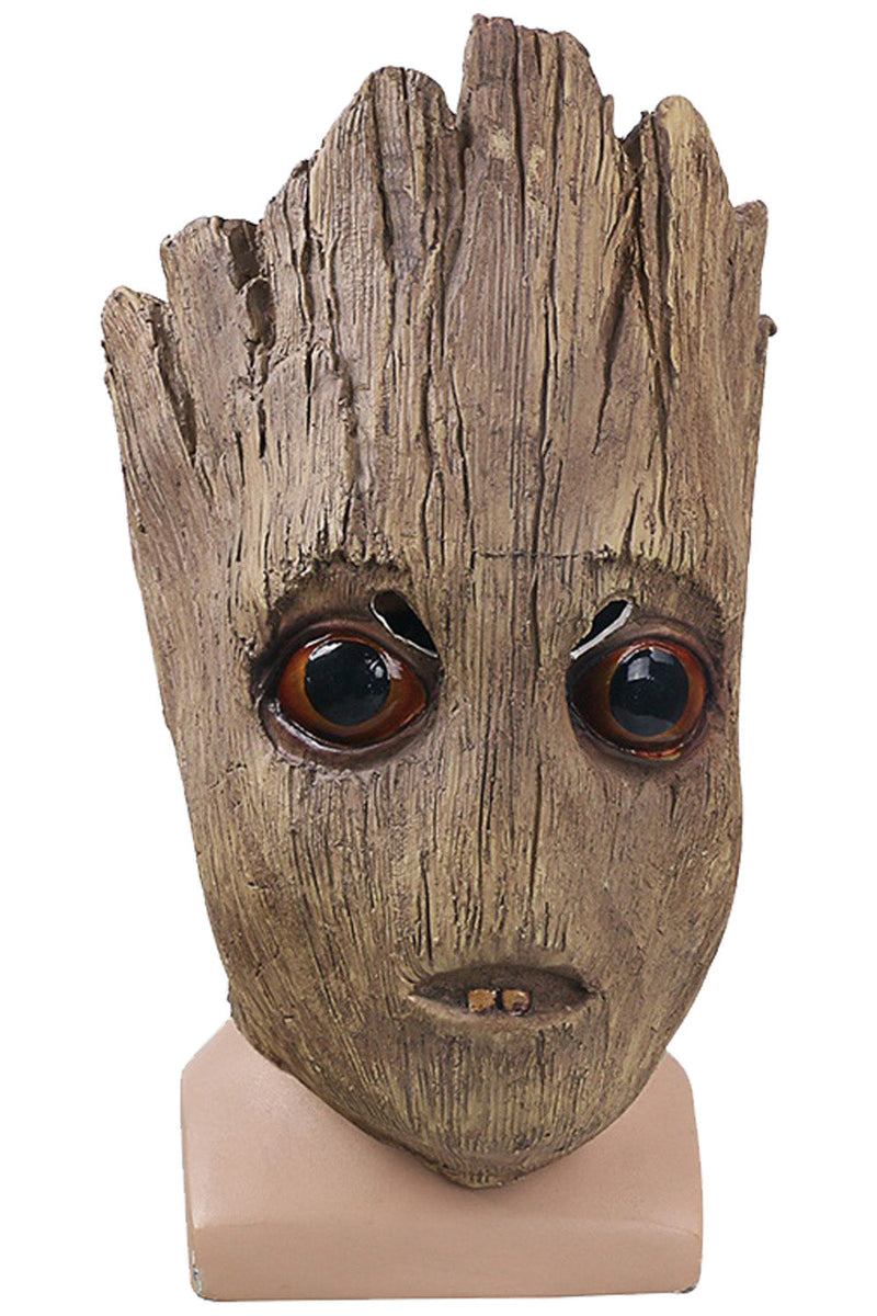 Avengers Infinity War Groot Latex Cosplay Mask Imitated Wooden Mask