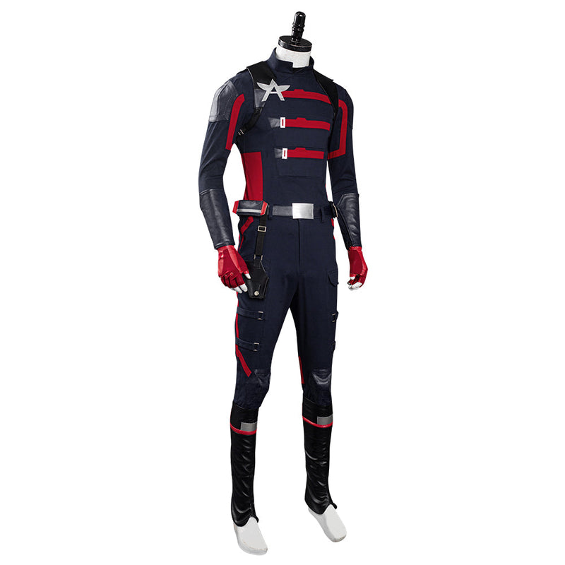 The Falcon and the Winter Soldier John Walker Captain America Outfits Halloween Carnival Suit Cosplay Costume