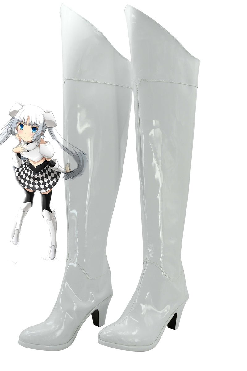 The Animation Miss Monochrome Cosplay Boots Shoes