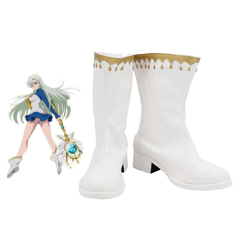 The Seven Deadly Sins Elizabeth Liones Boots Halloween Costumes Accessory Cosplay Shoes