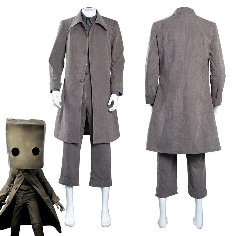 Little Nightmares Mono Coat Outfits Halloween Carnival Suit Cosplay Costume