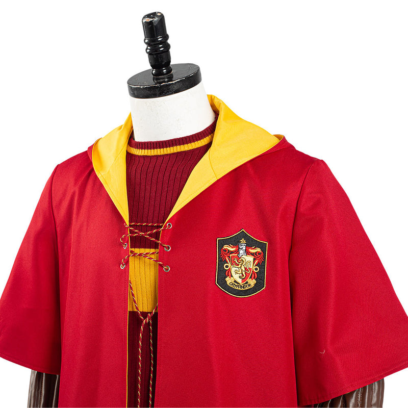 Harry Potter Gryffindor Quidditch Uniform Halloween Carnival Outfit Cosplay Costume