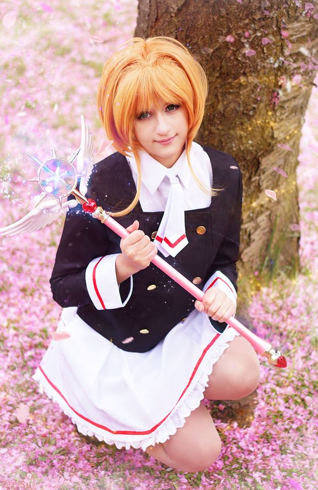 CardCaptor Sakura Sakura Kinomoto School Uniform Cosplay Costume