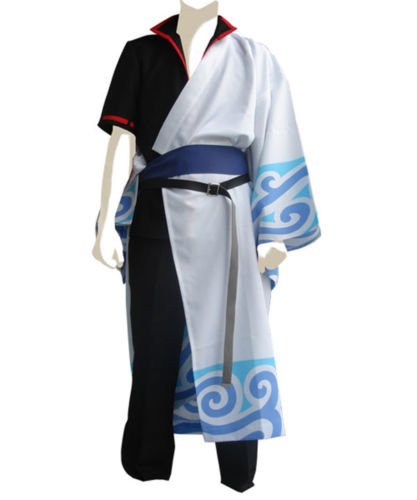 Gintama silver soul Gintoki Sakata Cosplay Costume Kimono