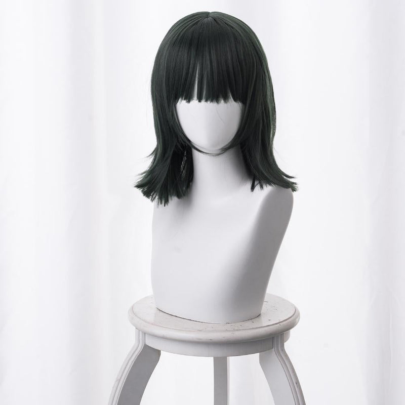 One Punch Man Fubuki Cosplay Wig Dark Green 40CM