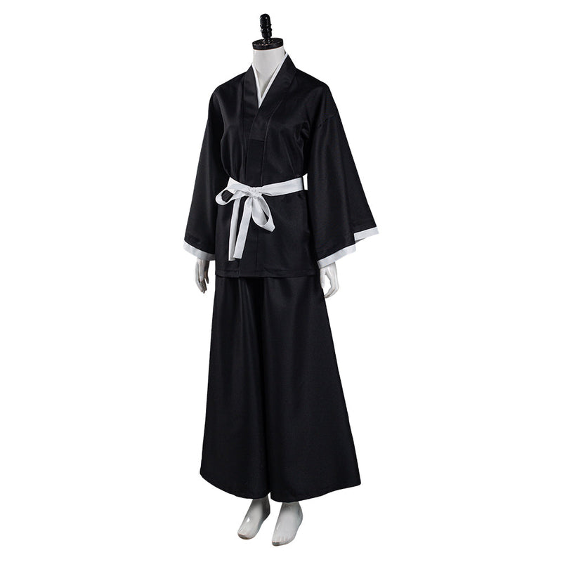 Anime Bleach Kuchiki Rukia Japanese Kimono Outfits Halloween Carnival Suit Cosplay Costume