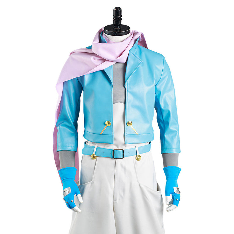 JoJo‘s Bizarre Adventure Part 2: Battle Tendency Caesar Anthonio Zeppeli Coat Pants Outfits Cosplay Costume