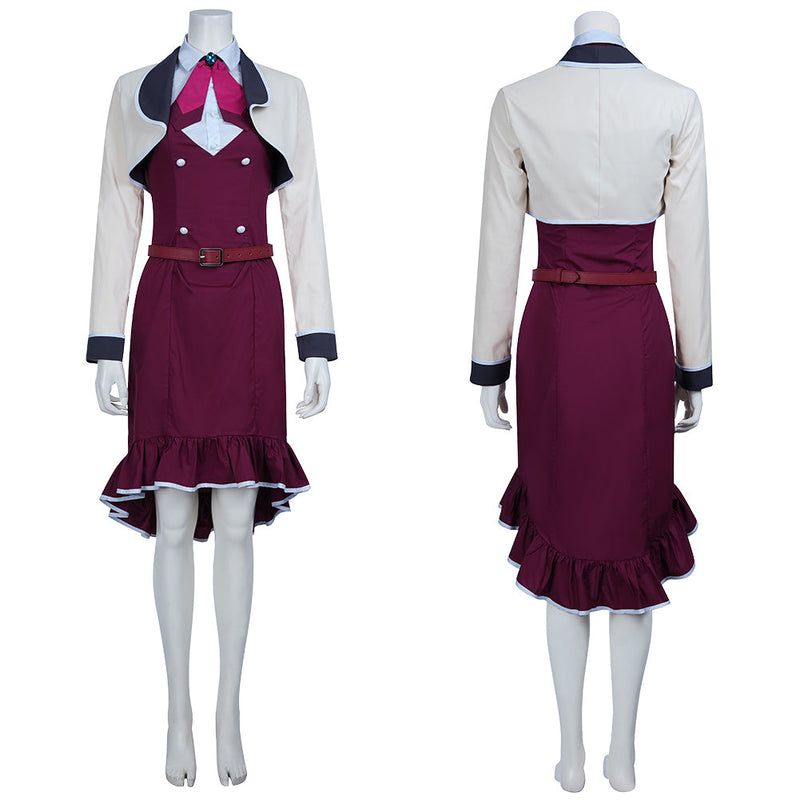 Game Princess Project Erika Ikusa Women Dress Outfit Halloween Carnival Uniform Suit Cosplay Costume