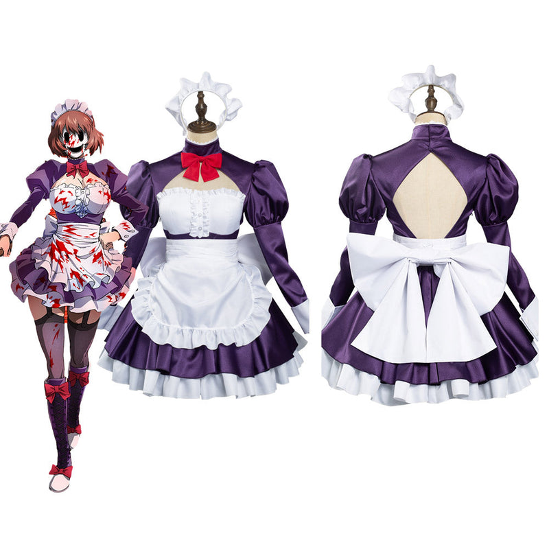 High-Rise Invasion Maid-fuku Kamen Maid Dress Outfits Cosplay Costume