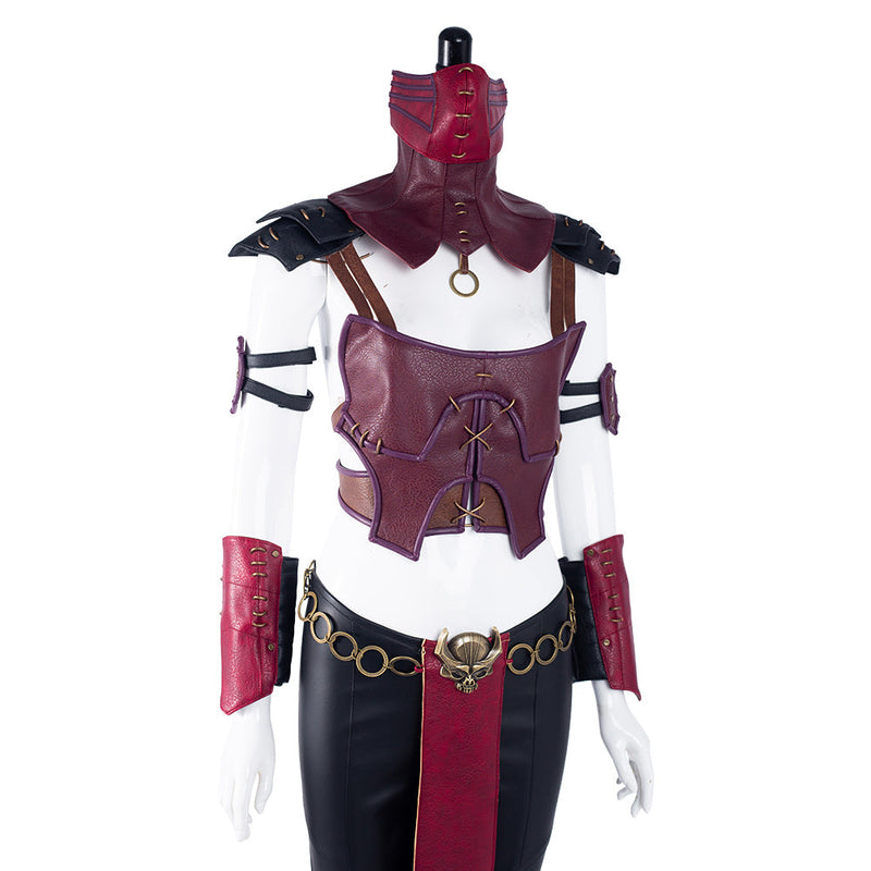 Mortal Kombat 10 Mileena Outfits Halloween Carnival Suit Cosplay Costume