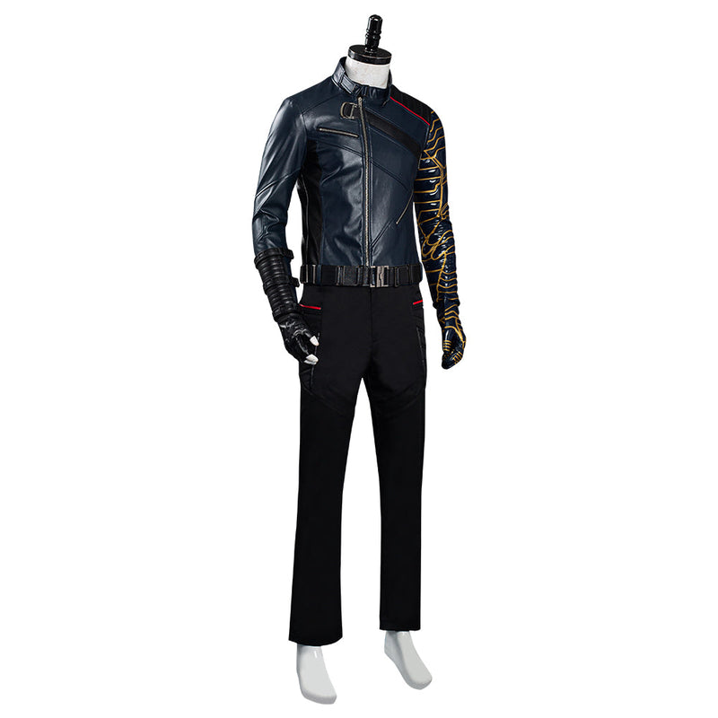 The Falcon and the Winter Soldier Bucky Barnes Halloween Carnival Suit Cosplay Costume