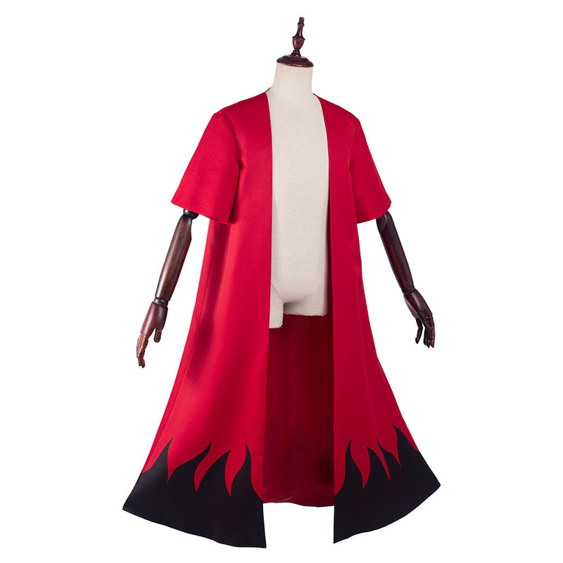 Naruto Uzumaki Cloak Kimono Robe Halloween Carnival Suit Cosplay Costume