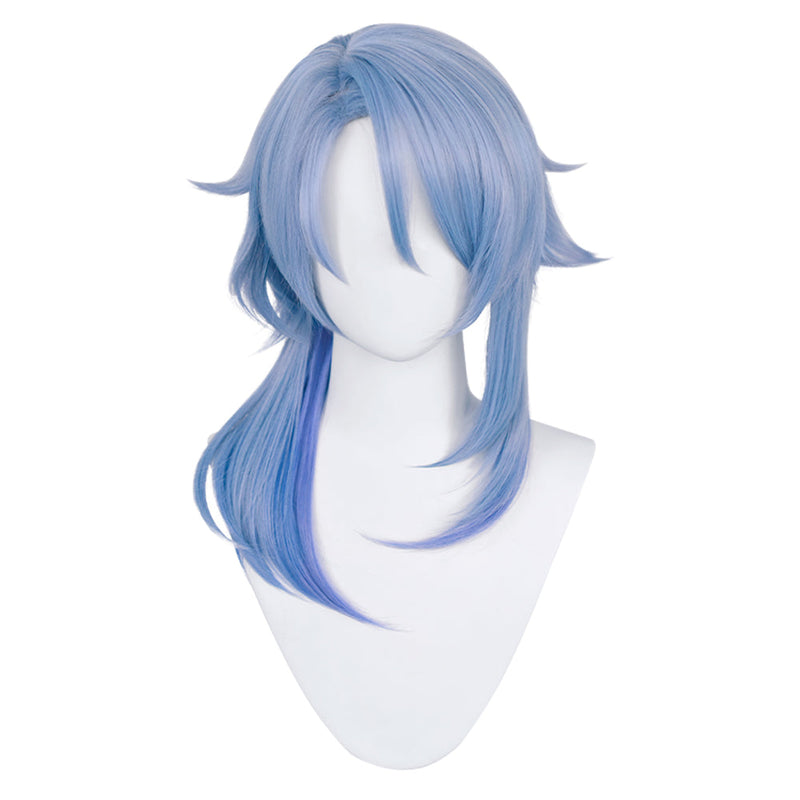 Genshin Impact Kamisato Ayato Cosplay Wig Halloween Party Props