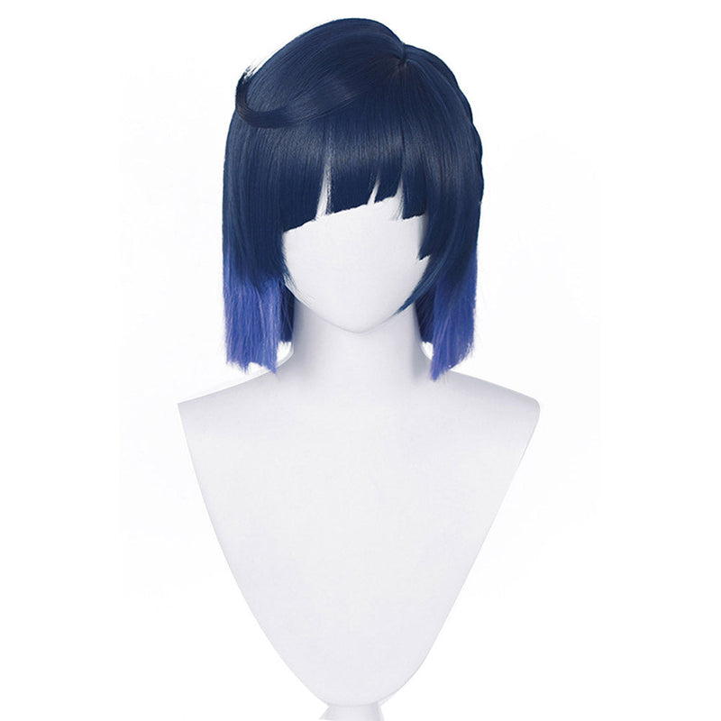 Genshin Impact Yelan Cosplay Wig Heat Resistant Synthetic Hair Carnival Halloween Party Props