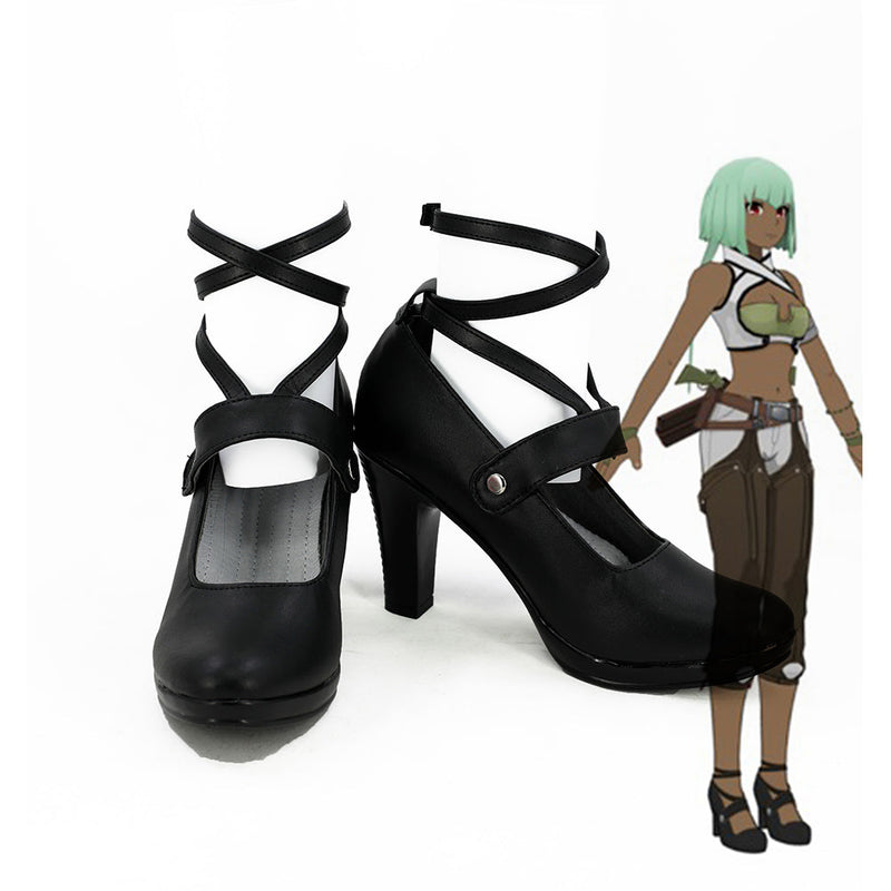 RWBY Emerald Sustrai Boots Halloween Costumes Accessory Cosplay Shoes