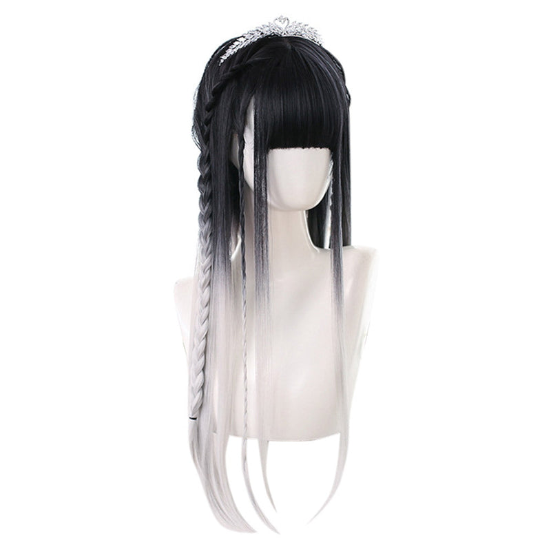 Lolita Cosplay Wig Heat Resistant Synthetic Hair Carnival Halloween Party Props