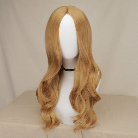 Adult M3GAN Megan Cosplay Wig Heat Resistant Synthetic Hair Carnival Halloween Party Props
