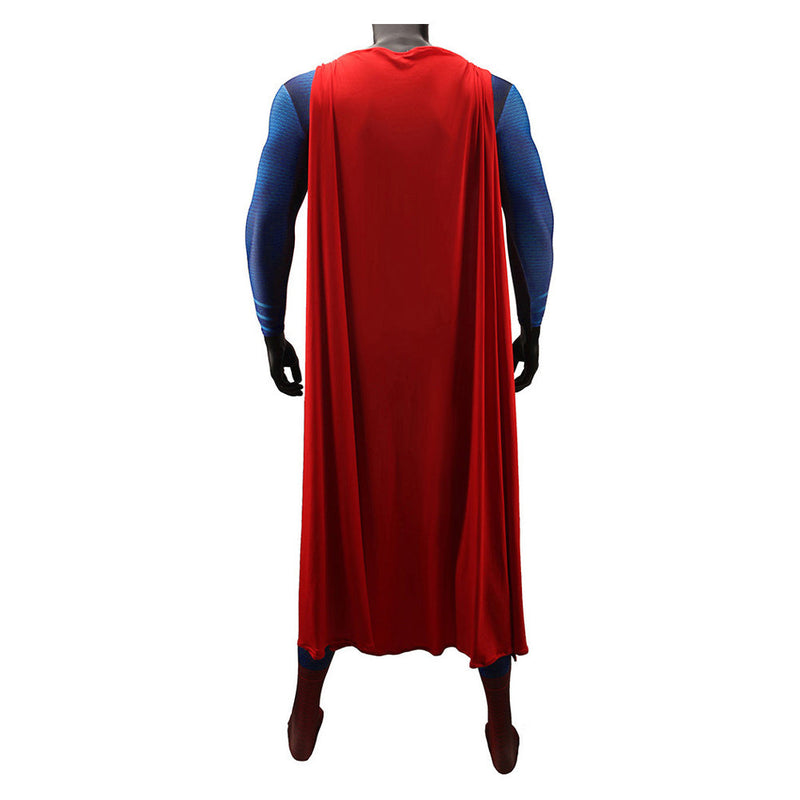 Superman: Man of Steel Codplay Costume Jumpsuit Cloak  Outfits Halloween Carnival Suit