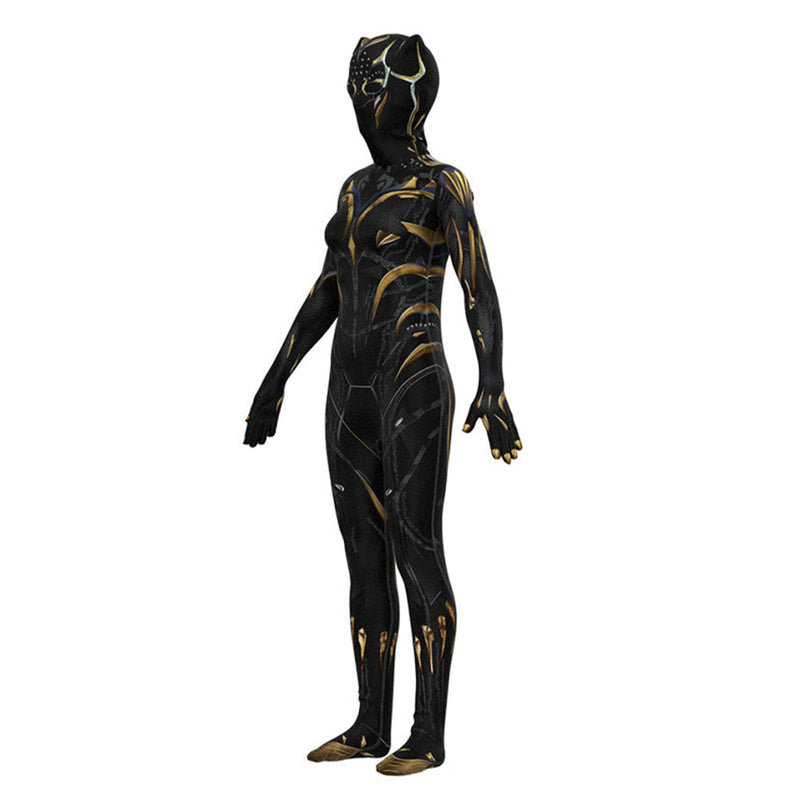 Women Black Panther：Wakanda Forever Cosplay Costume Jumpsuit Outfits Halloween Carnival Suit