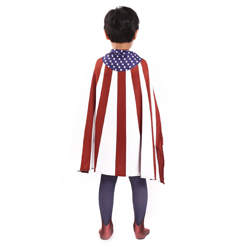 Kids Children The Boys Homelander Cosplay Costume Jumpsuit Outfits Halloween Carnival Suit