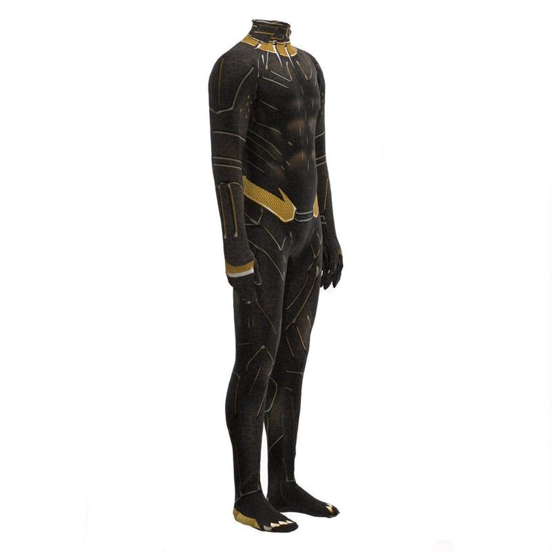 Men Black Panther：Wakanda Forever Cosplay Costume Jumpsuit Outfits Halloween Carnival Suit