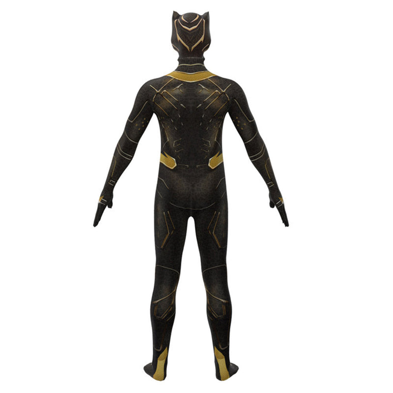 Men Black Panther：Wakanda Forever Cosplay Costume Jumpsuit Outfits Halloween Carnival Suit