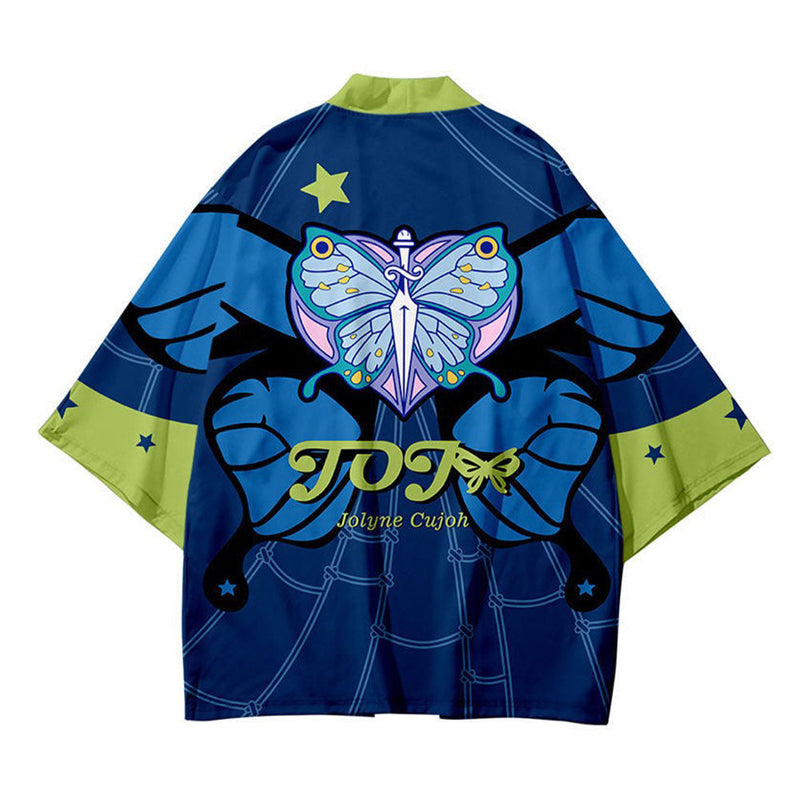 JoJo’s Bizarre Adventure Stone Ocean Jolyne Cujoh Cloak Kimono Cardigan Cospaly Costume