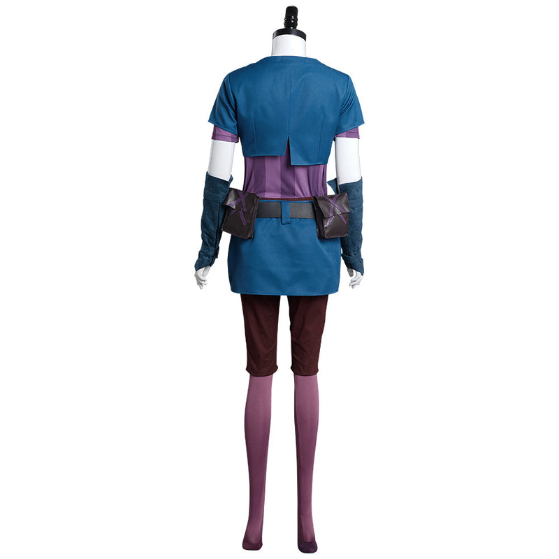 Arcane: League of Legends LOL - Powder Jinx  Halloween Carnival Suit Cosplay Costume