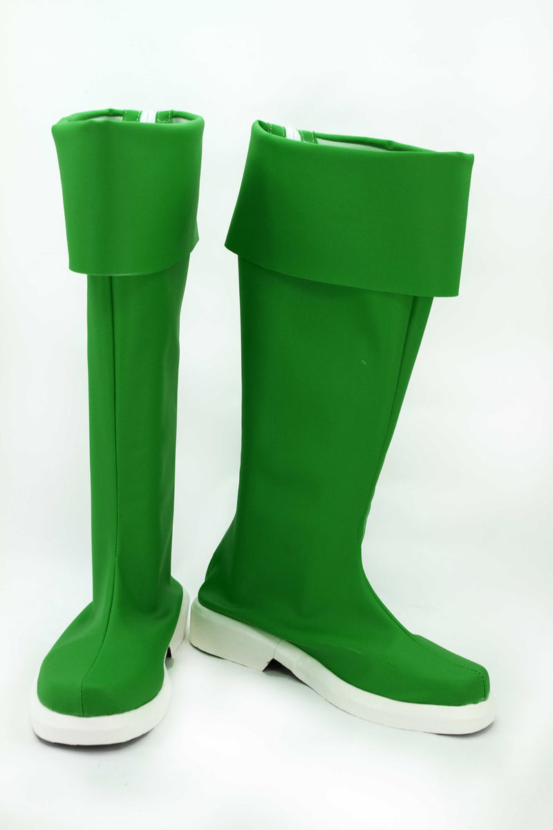 Cute High Earth Defense Club LOVE! Defense Club Atsushi Kinugawa Dark Green Boots Cosplay Shoes