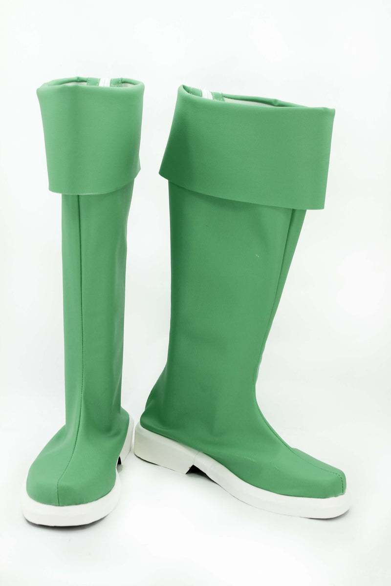 Cute High Earth Defense Club LOVE! Defense Club Atsushi Kinugawa Light Green Boots Cosplay Shoes