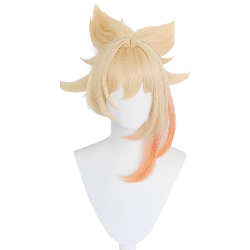 Genshin Impact Yoimiya Heat Resistant Synthetic Hair Carnival Halloween Party Props Cosplay Wig