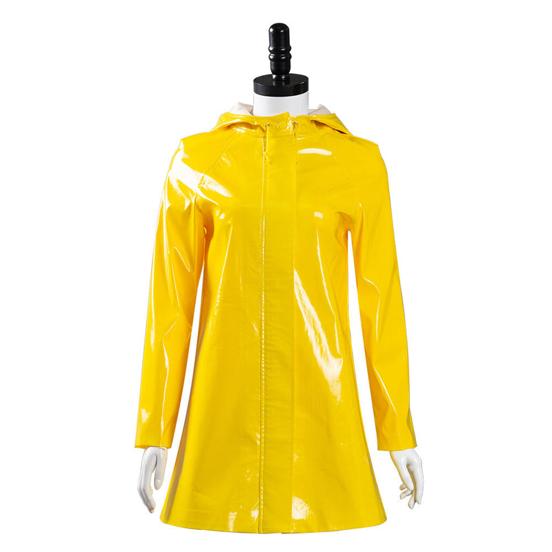 Coraline & the Secret Door- Coraline Jones Outfits Yellow Coat Halloween Carnival Suit Cosplay Costume