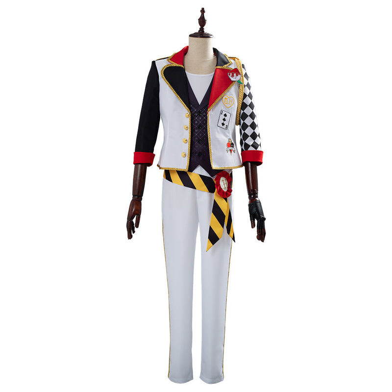 Game Twisted-Wonderland Alice in Wonderland Theme Trey Cosplay Costume