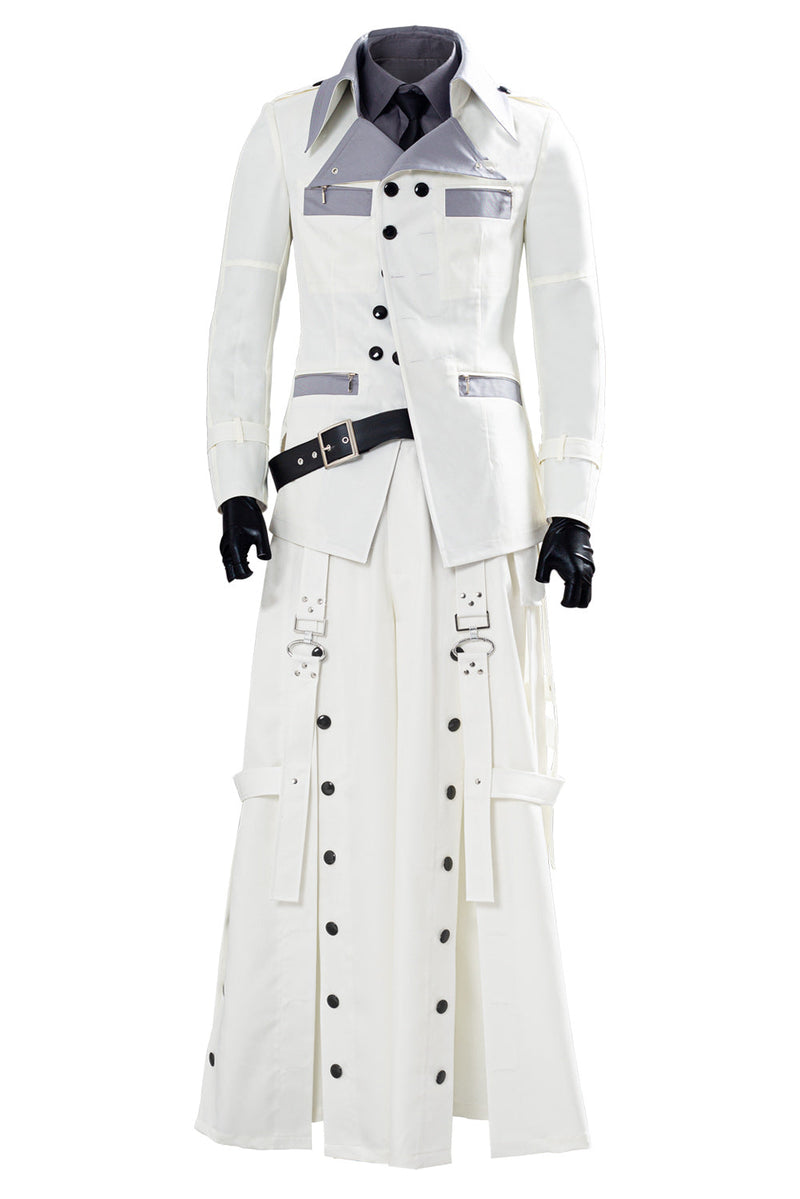 Final Fantasy VII Remake Rufus Shinra Halloween Shirt Coat Trousers Outfit Cosplay Costume